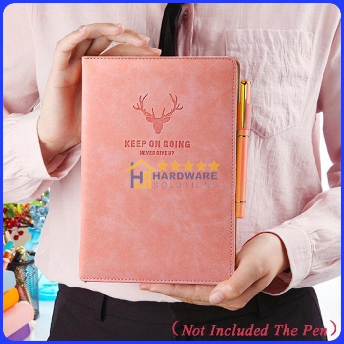 

Wow Buku Catatan Harian Notebook Diary Cover Kulit 180 Lembar A5 - Cw-5025 Limited