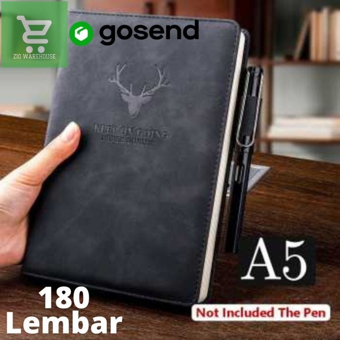 

Hadir Buku Jurnal Catatan Perjalanan Notebook A5 180 Lembar Cover Kulit Pu Promo