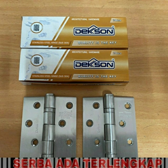 Engsel 4 Inch Stainless Stell Sus 304 Dekson/Engsel Pintu 4In Premium