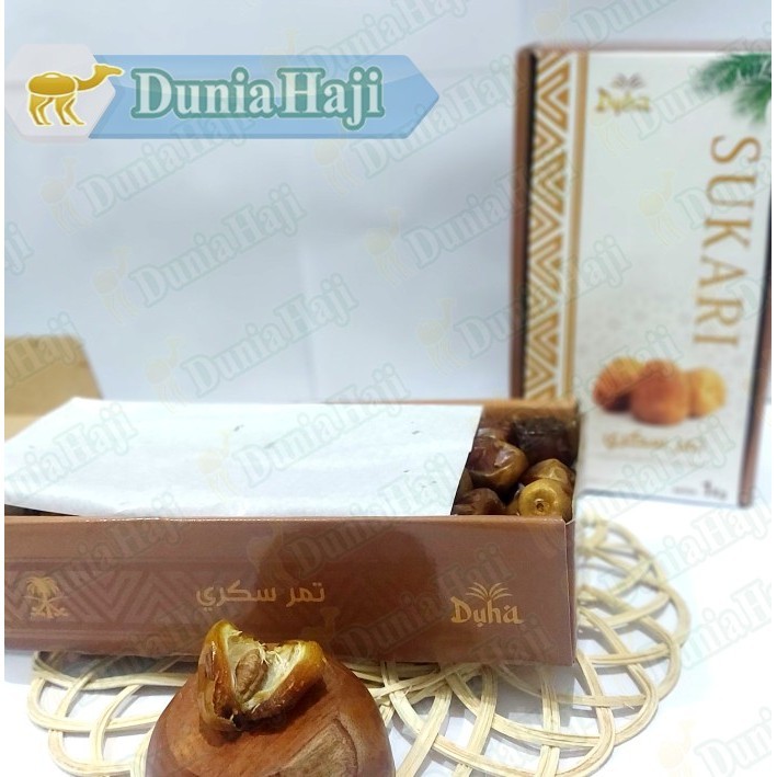 

+++++] Kurma Sukari 1kg Al-Qossim Kurma Basah Raja Sukkari Premium Original