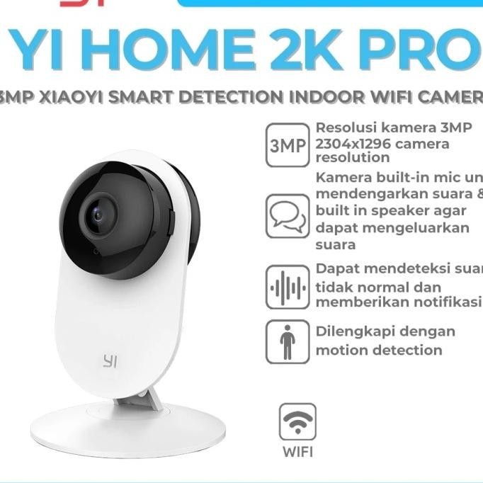 Cctv Yi Home 2K Pro 3Mp Xiaoyi Smart Detection Wifi Ip Camera Yihome Okanorenzo2
