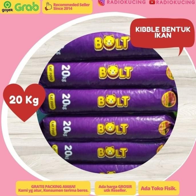 Bolt Tuna 20 Kg (Ikan) Cat Food Karung Makanan Kucing Sazataku1