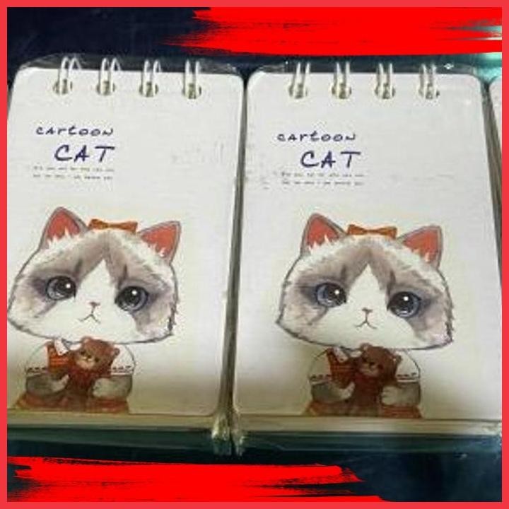 

(ANTI) MEMO NOTES RING MOTIF KUCING SATUAN