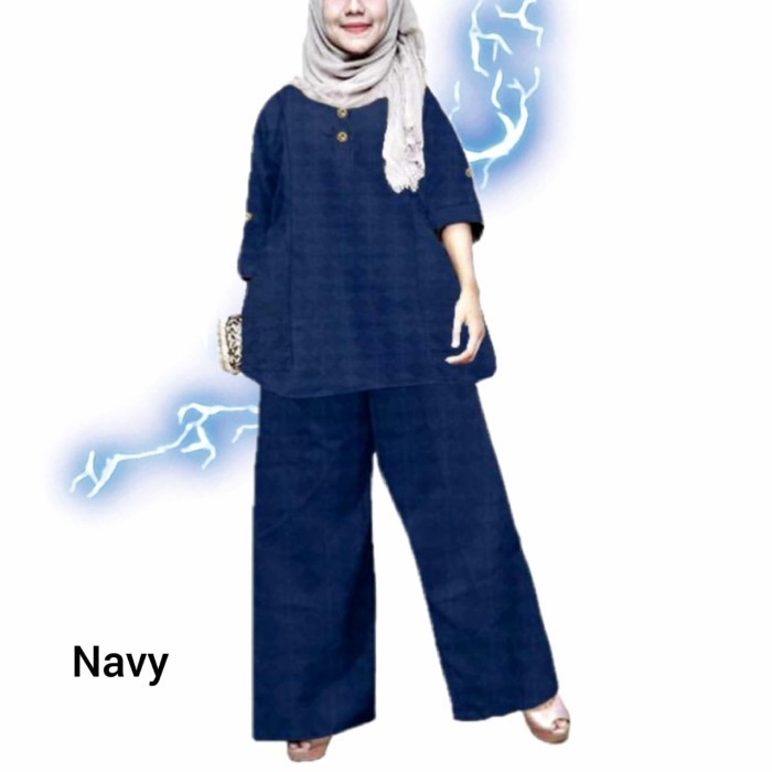 Setelan Baju Celana Kulot Wanita Terkini