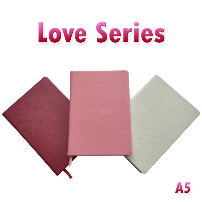 

Hemat Buku Agenda Kulit Hard Cover / Notebook A5 Love Series Berkualitas
