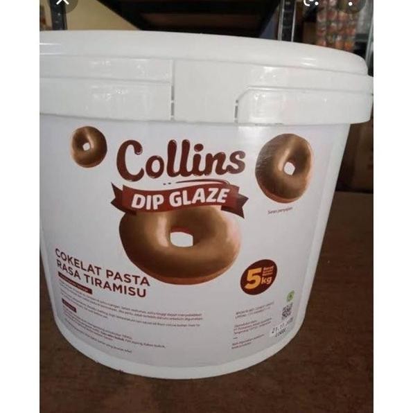 

COLLINS Dip Glaze 5kg - Topping Donat / Topping Pisang Nugget - kuigrocery