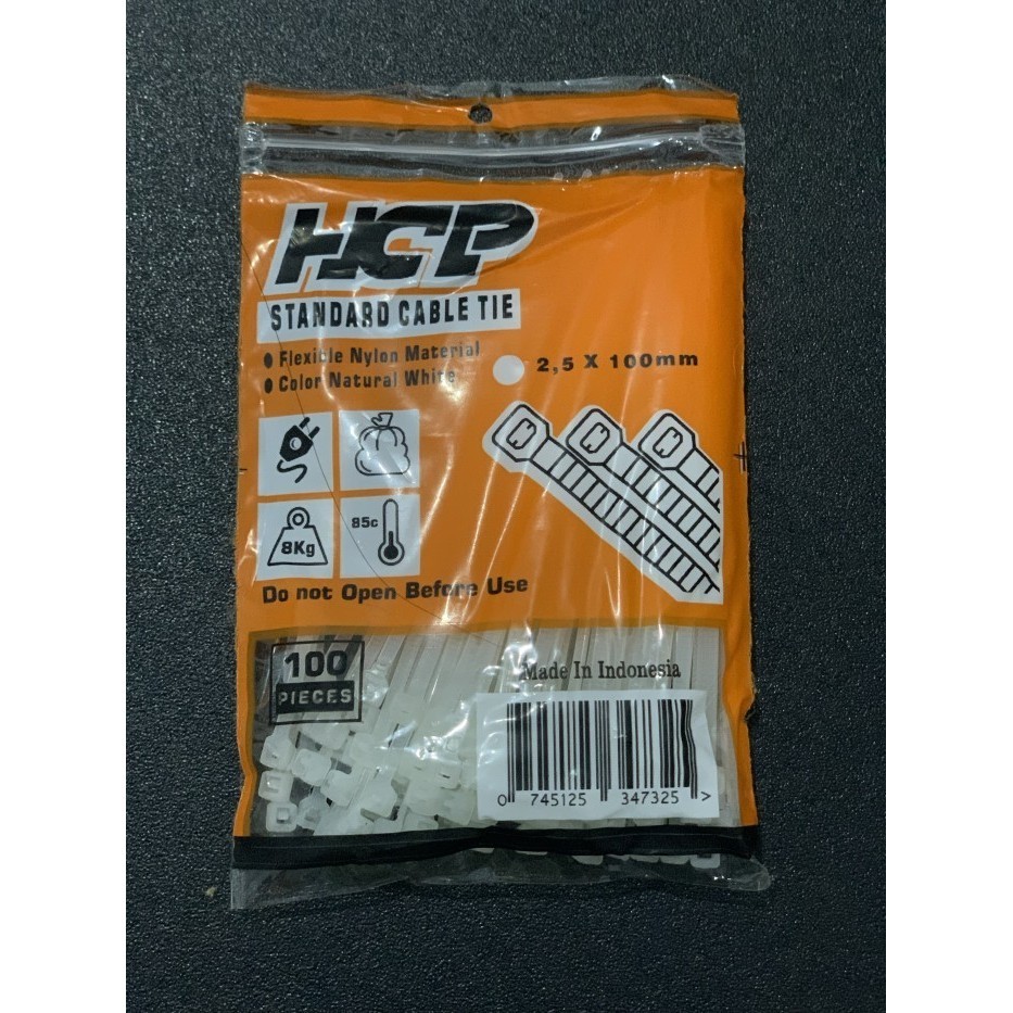 

#####] Pengikat Kantong Plastik / KABEL TIS NYLON / Cable Ties HCP 10cm