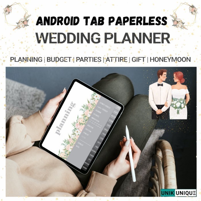 

Hadir Android Tab Paperless Wedding Planner Pernikahan Budget Souvenir Notes Gilaa!!!