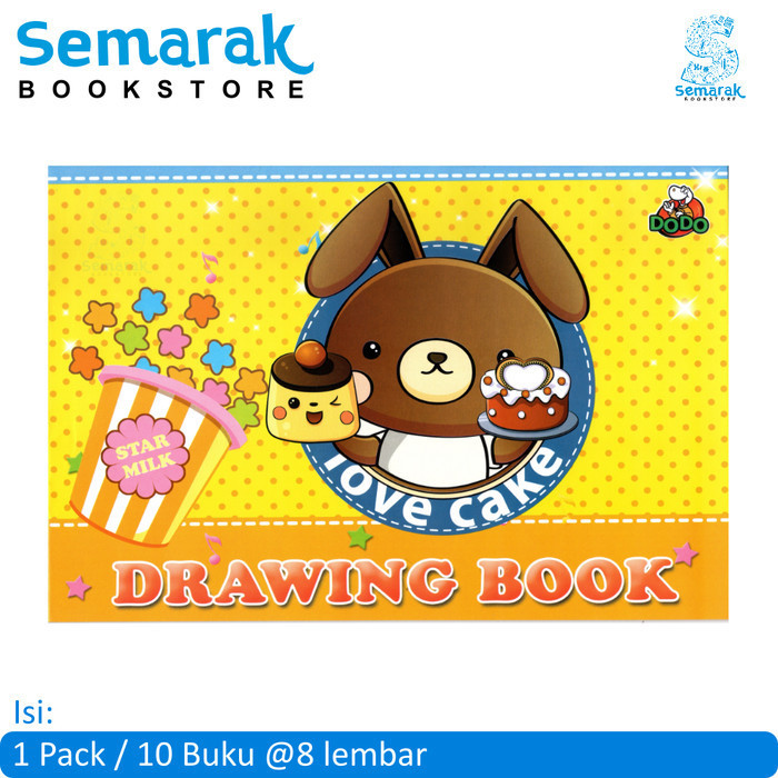 

Buruan Dodo Buku Gambar A4 [1 Pack/10 Buku @ 8 Lembar] Terlaris