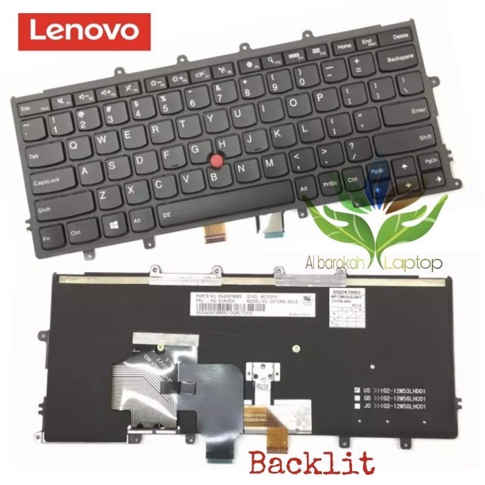 Terbaru Keyboard Lenovo Thinkpad X230S X240 X250 X260 X270 04Y0900 Backlight Promo Terlaris