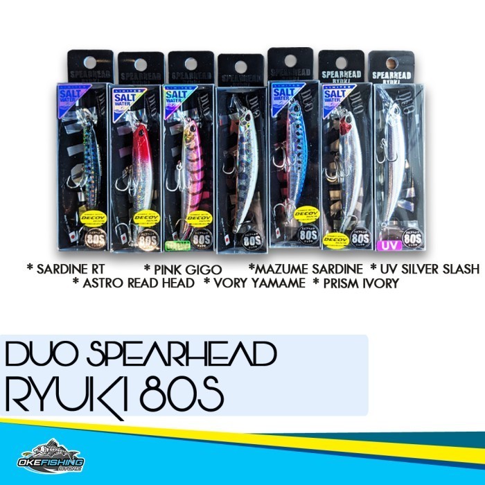 Terbaru Umpan Pancing Duo Spearhead Ryuki 80S 12Gr Promo Terlaris