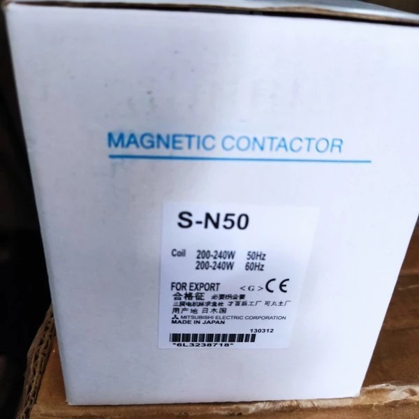 Kontaktor Mitsubishi S-N50 Sn50 Sn-50 Contactor Mitsubishi Sn 50