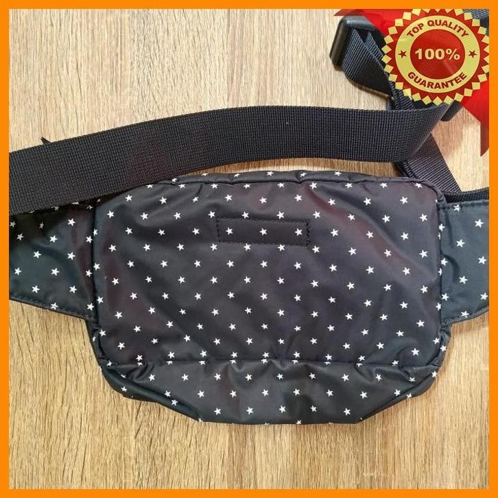 (JOHA) TAS PORTER BAG WAIST BLACK BEAUTY STELLA STAR NOT TANKER ORIGINAL
