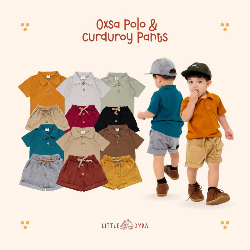 [BEST DEAL] LITTLE DYRA - Oxsa Set - Setelan Anak Laki-laki