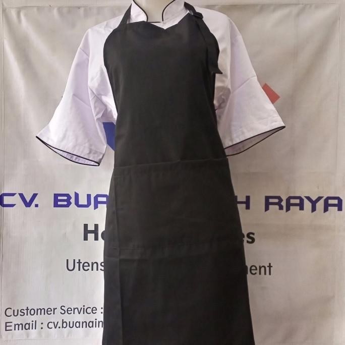 Update Apron / Celemek kain - Hitam ,,