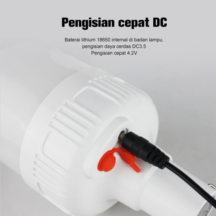 nov Lampu EMERGENCY Gantung Wireless Mati Lampu Camping Kap Mesin
