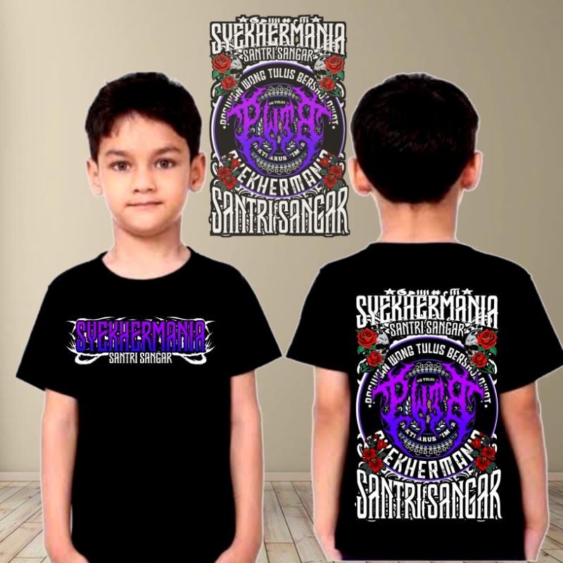 kaos syekhermania anak SANTRI SANGAR