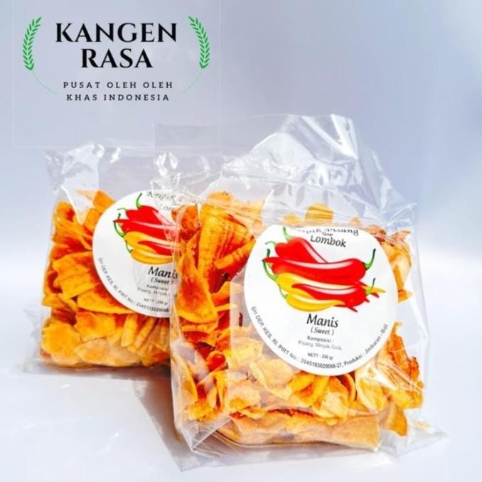 

New Sale Keripik Pisang Tjap Lombok Khas Bali 250Gr Pengiriman Cepat