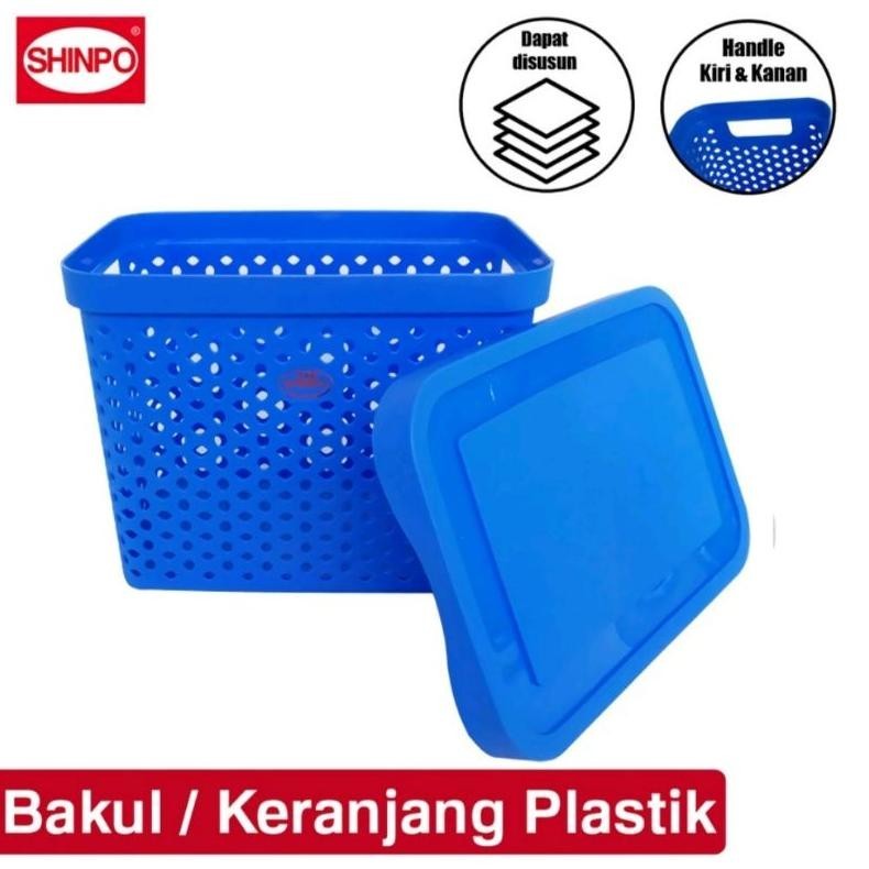 TRH KERANJANG PLASTIK SHINPO/KERANJANG BAJU/KERANJANG MAINAN/SERBAGUNA TERLARIS