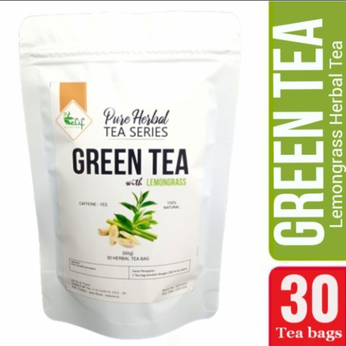 

Green Tea With Lemongrass Herbal Tea Infusion (30 Tea Bag)