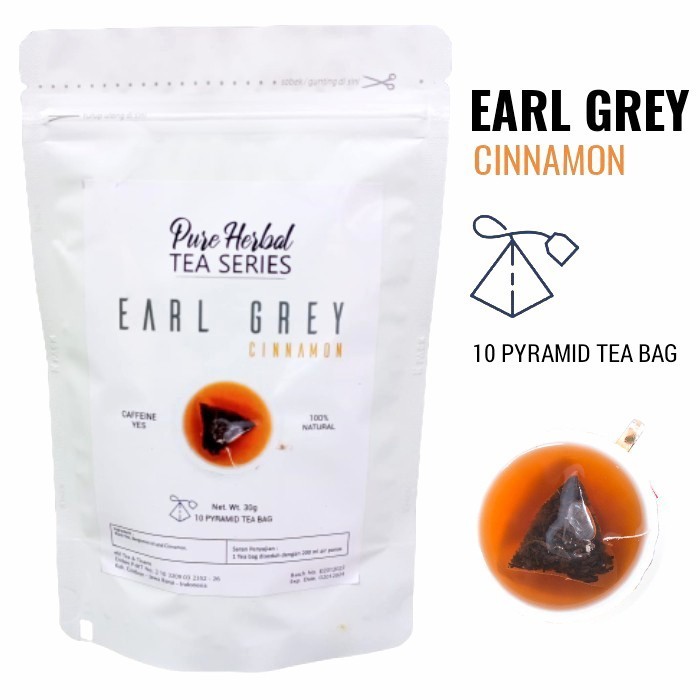 

Earl Grey Cinnamon Black Tea Pyramid Tea Bag (3G X 10 Pyramid Tea Bag)