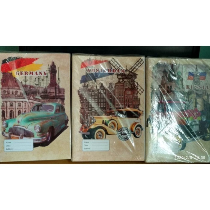 

Terlaris Buku Tulis Boxy 50 Motif Negara 1 Pack Murah Hemat