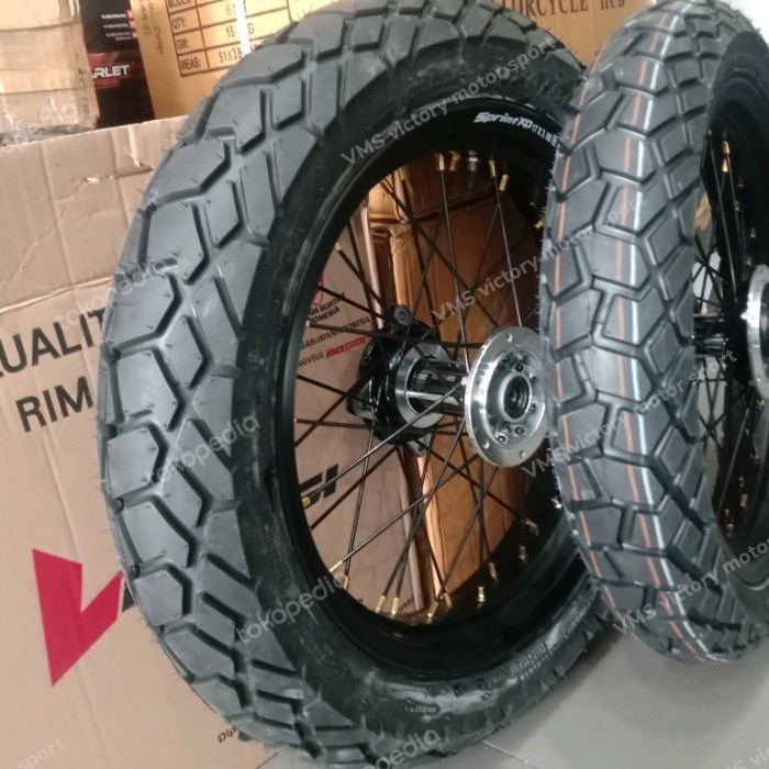 pekat velg Supermoto crf wr155 KLX D-Tracker ban dual purpose