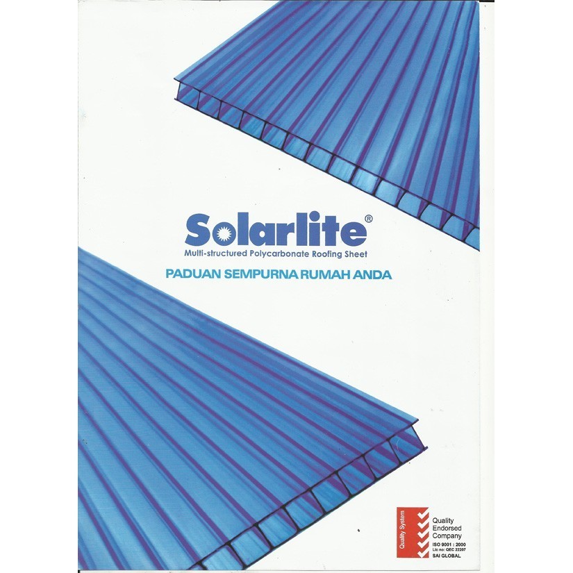 Atap Polycarbonate Solarlite Original Dan Terpercaya