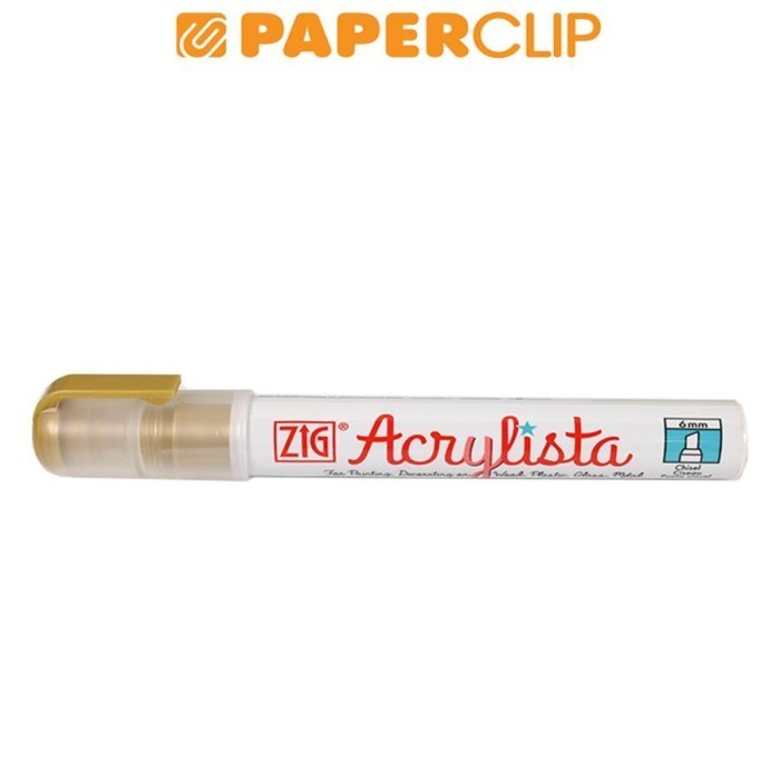 

PEN BRUSH ZIG KURETAKE ACRYLISTA CHISEL 6MM PAC-50 101 METALLIC GOLD JUAL