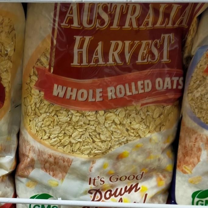 

Australia Harvest whole rolled oat oats sereal cereal gandum 1kg TB