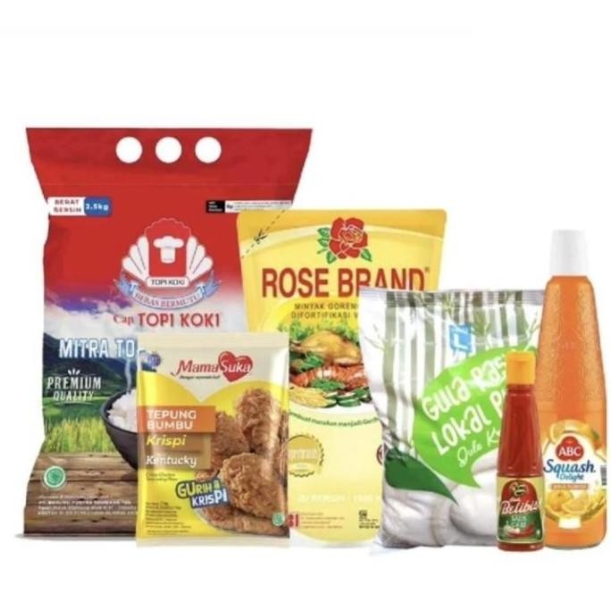 

Parcel/Parsel/Hampers Sembako Ramadhan 2023 Lebaran Paket Isi 6 Item Charahiro3