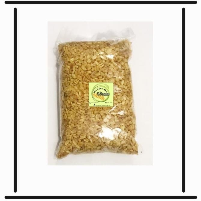 

kacang hijau kupas goreng - camilan kacang ijo makanan ringan 500gr ES77