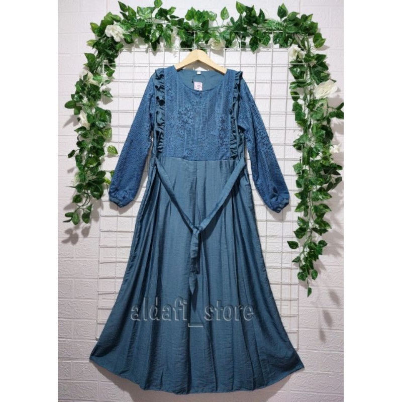 gamis anak tanggung usian 7-15 tahun/gamis anak perempuan polo linen/gamis anak perempuan brukat/gam