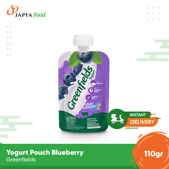 

Greenfields Yogurt Pouch Blueberry 110gr