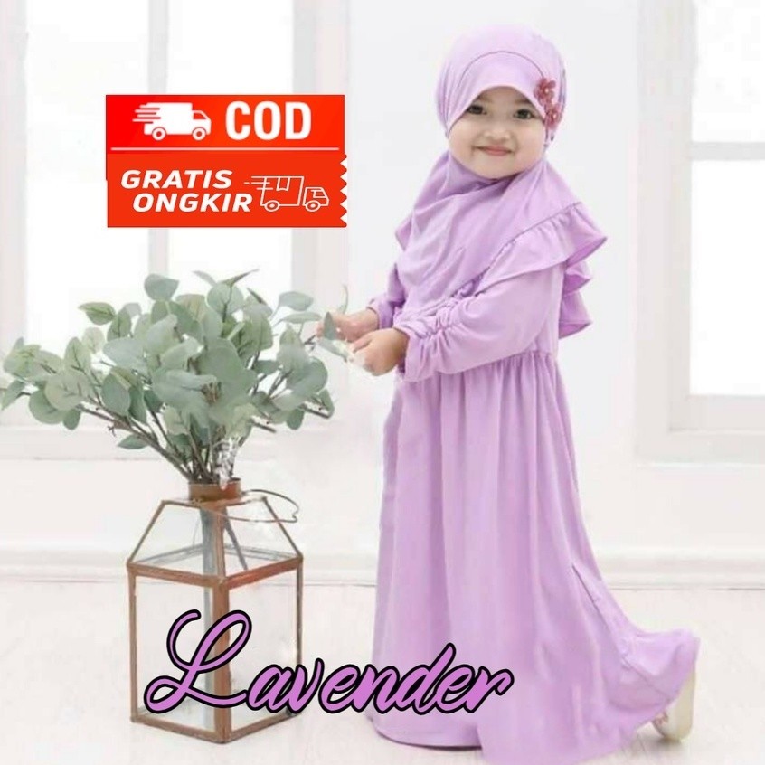 Dress Muslim Anak Perempuan Umur 2 Tahun 3 12 4 1 Baju Muslimah Remaja Pakaian Syari Ank Setelan Gmi