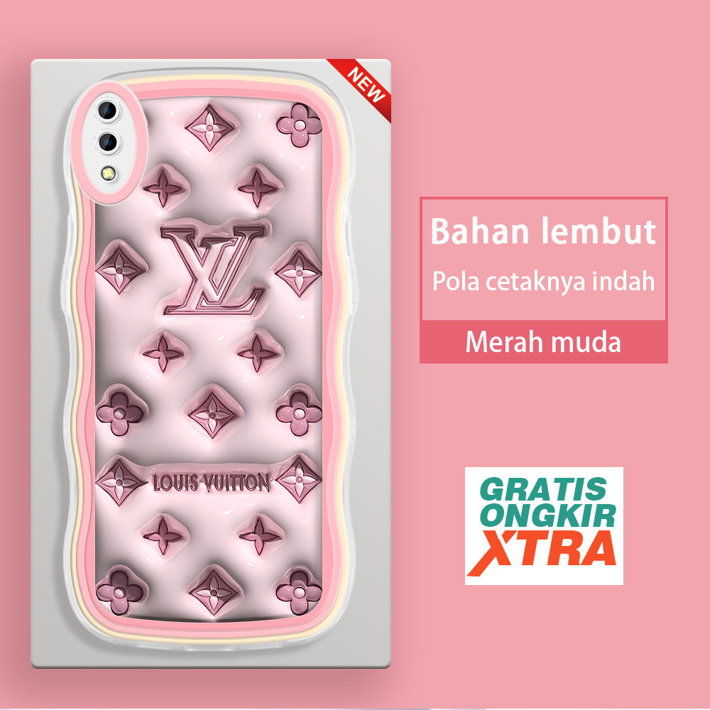 jinsouwe Vivo Y17S Y33T Y36I Y66 Y65 z3 z3i x9 x9s V11I V11 V5 Plus IQOO Z7X 5G  Casing Ponsel  Pola