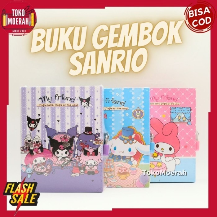 

Hari Ini Buku Gembok Sanrio Buku Notebook Sanrio Bisa Di Kunci Gembok Cod Terbatas
