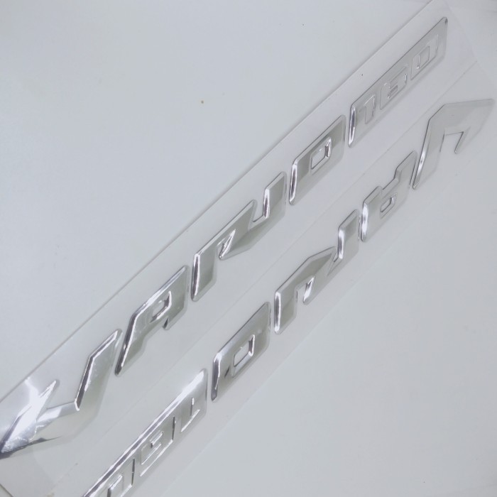 Logo emblem 3D timbul vario 160 chrome chrom 1 pc asli ori original