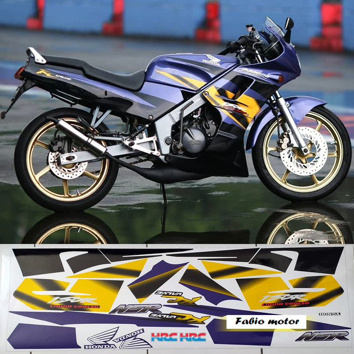 Striping Nsr R 150 1997 Ungu Kuning Premium Quality (HD)