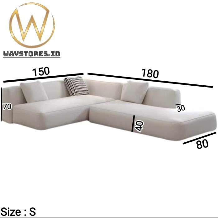 Sofa l minimalis mewah/sofa tamu keluarga/sofa l sudut terbaru