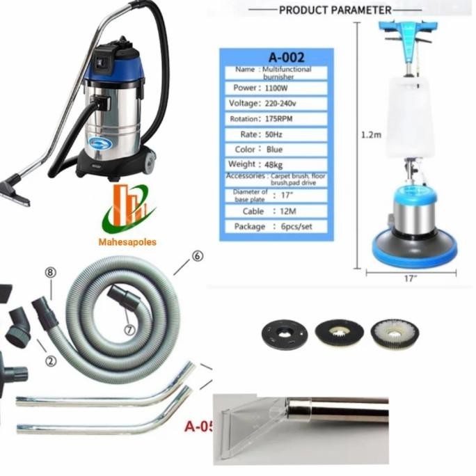 Paket Mesin cuci karpet/Paket Mesin Poles Lantai dan Cleaning Service