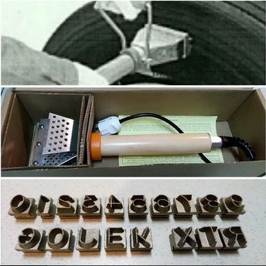 Alat Stempel Ban Listrik Tyre Truck TDL - FULL SET