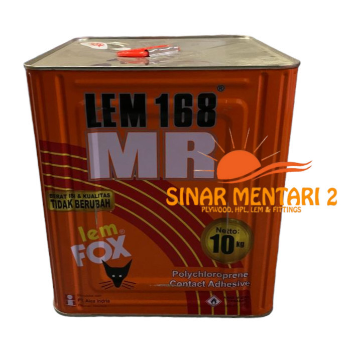

Lem Kuning Fox 168 Mr (Blek 10Kg)
