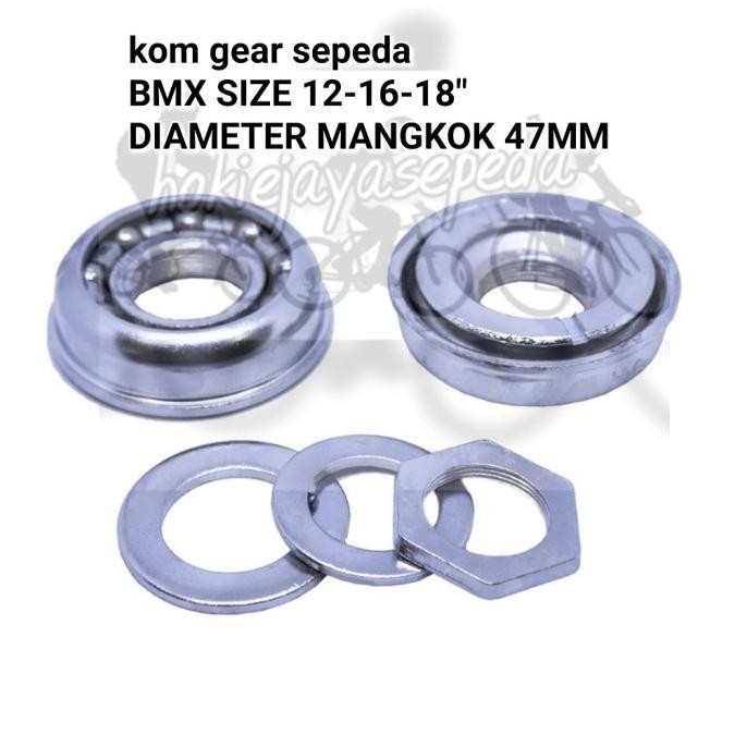 KOM GEAR / CRANK DEPAN LANGUSNG SEPEDA BMX ANAK SIZE 12-16-18