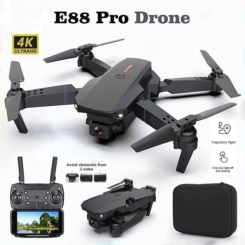 E99 Pro Drone Camera Drone Quadcopter Auto Fokus include Remote Dan Kamera Drone Pro Dengan Kamera H
