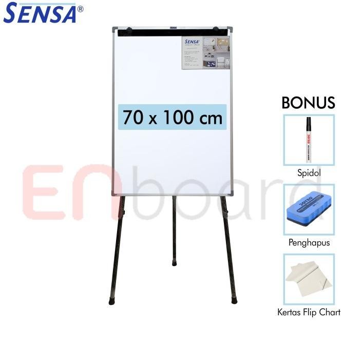 

Flip Chart / Flipchart / Papan Presentasi Non Magnet Sensa 70 X 100 Cm