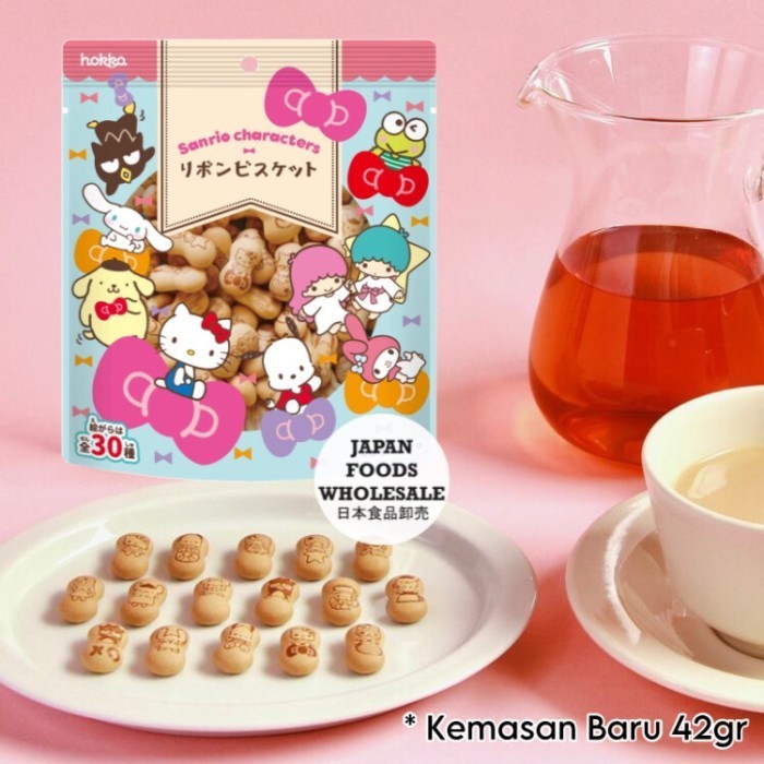 

Hokuriku Sanrio Characters Ribbon Biscuit 50Gr / Biskuit Jepang