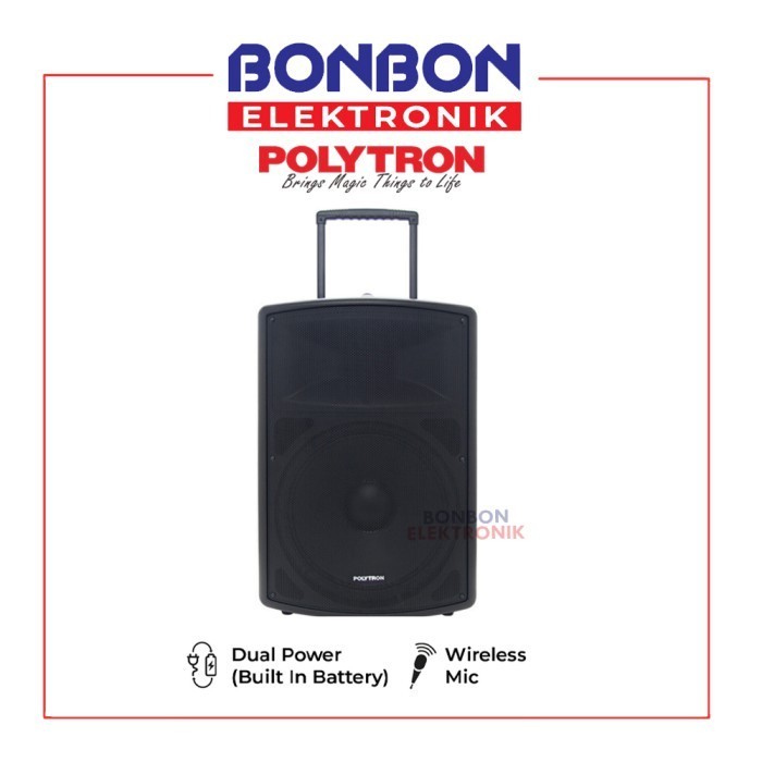 Polytron Professional Active Speaker 15 Inch PASPRO15F2 / PAS PRO15F2