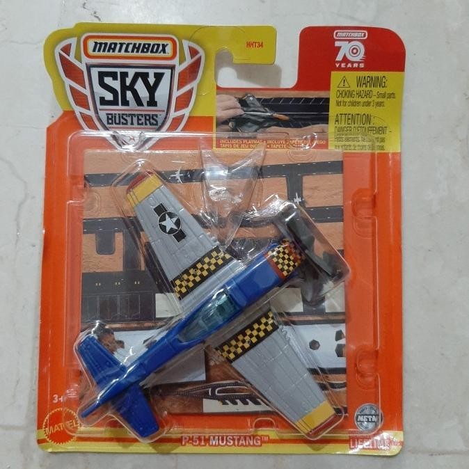 matchbox sky busters P51 mustang