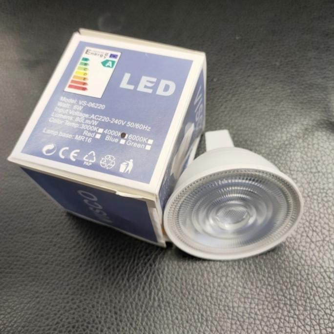 Terjangkau Visco LED MR16 6W - 3000K/WW